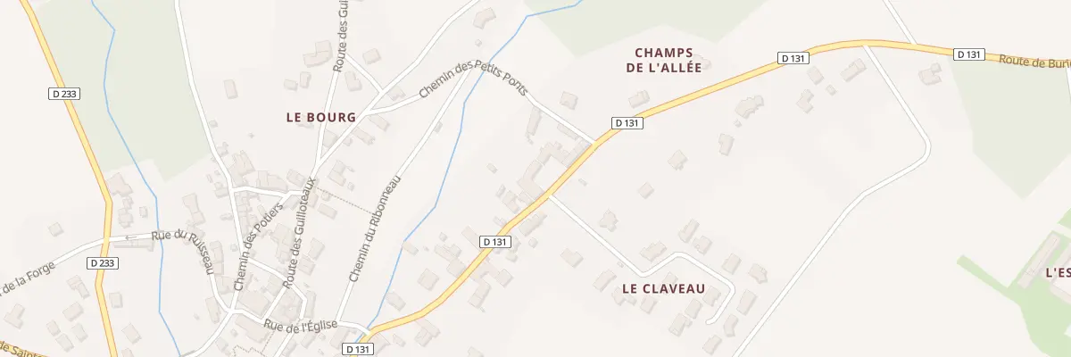 Plan du 49 Rue de la République à La Chapelle-des-Pots