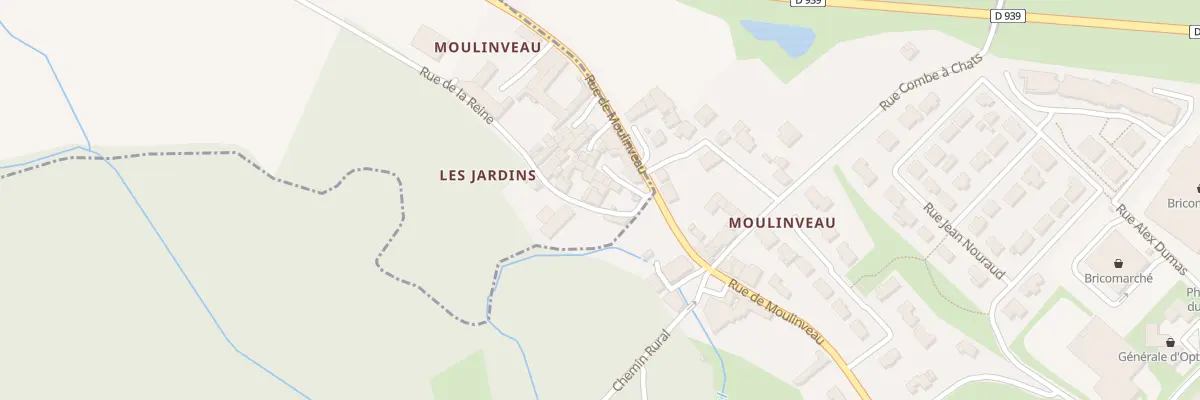 Plan du 2 Rue de la Reine à La Vergne