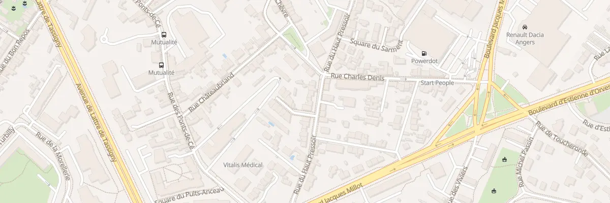 Plan du 102 Rue Haut Pressoir à Angers