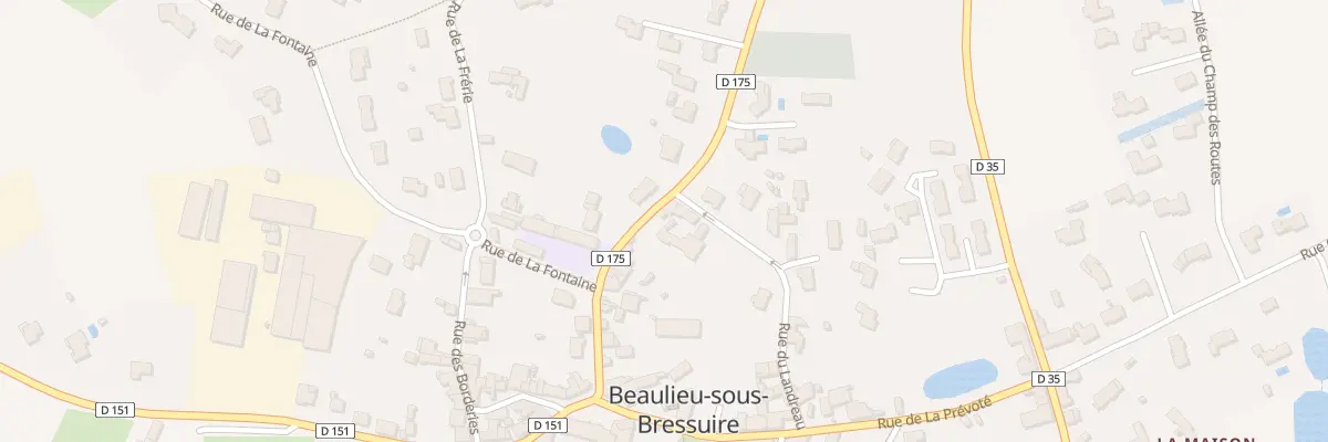 Plan du 20 Rue de la Providence Beaulieu à Bressuire