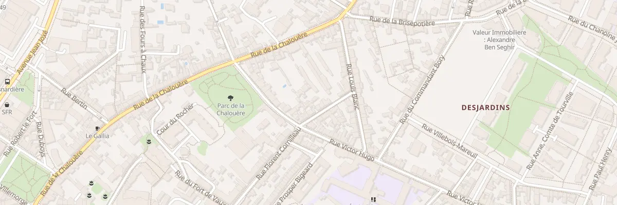 Plan du 9B Rue Victor Hugo à Angers
