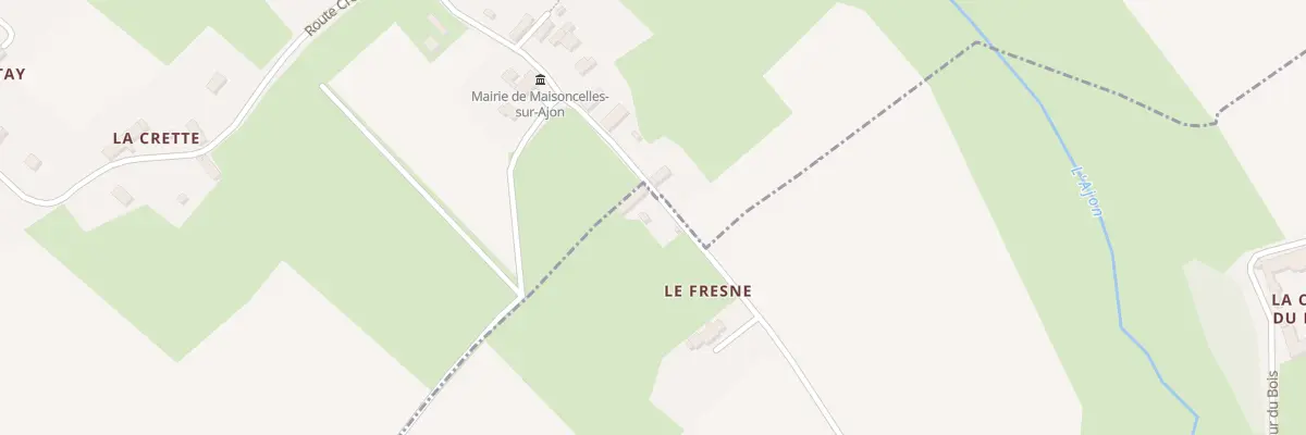 Plan du 13 Rte de l’Ajon à Montigny