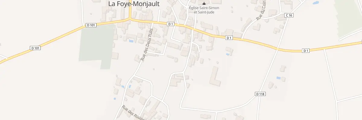 Plan du 8 Rue des Artisans à La Foye-Monjault