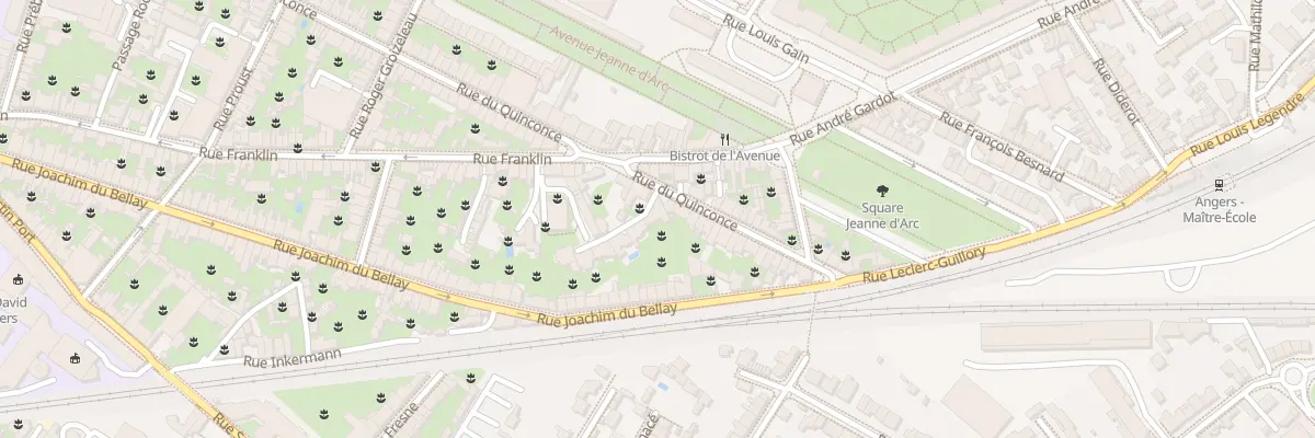 Plan du 110A Rue du Quinconce à Angers