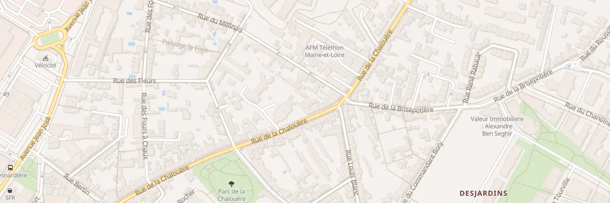 Plan du 81 Rue de la Chalouère à Angers