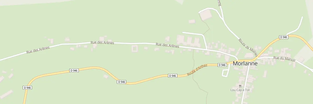 Plan du 246 Rue des Arenes à Morlanne