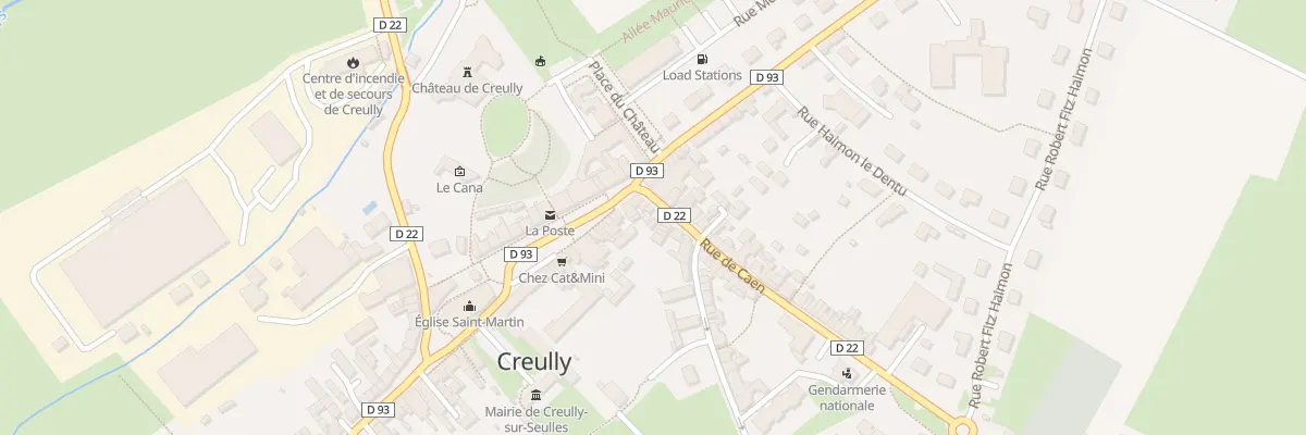 Plan du 6B Rue de Caen à Creully sur Seulles