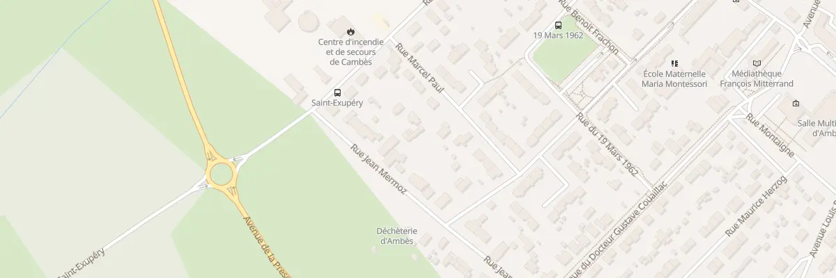 Plan du 11 Rue Marcel Paul à Ambès