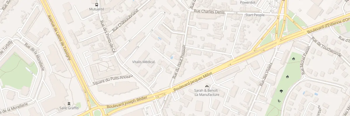 Plan du 122 Rue Haut Pressoir à Angers