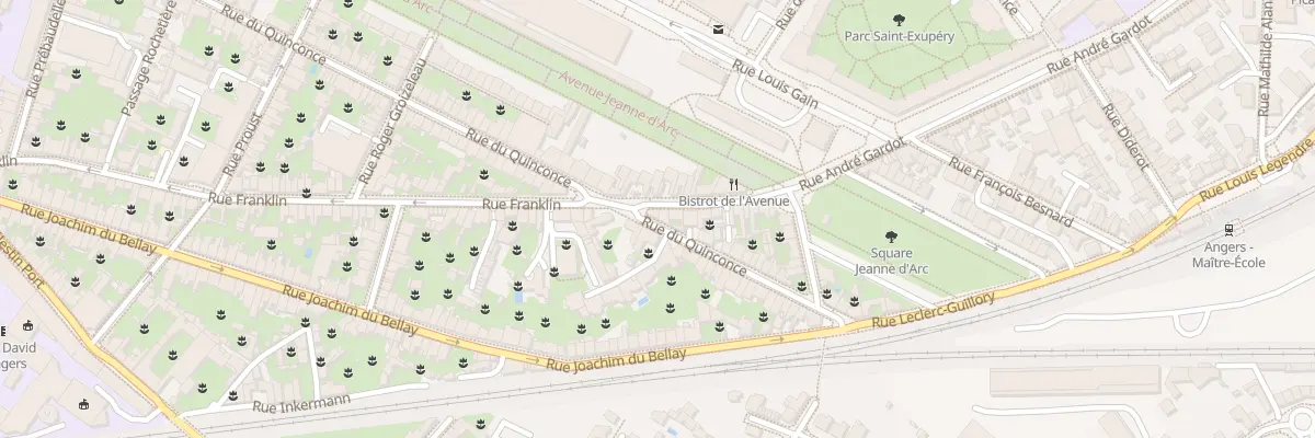 Plan du 95 Rue du Quinconce à Angers