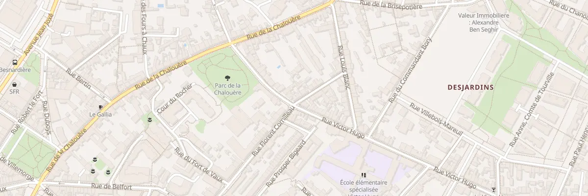 Plan du 11B Rue Victor Hugo à Angers