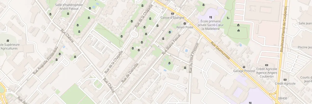 Plan du 15 Rue Dainville à Angers
