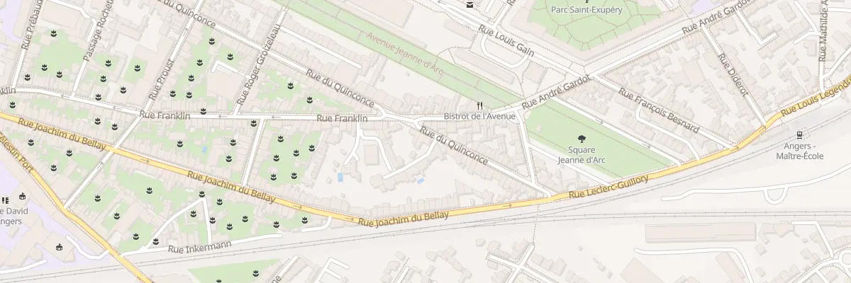 Plan du 108 Rue du Quinconce à Angers