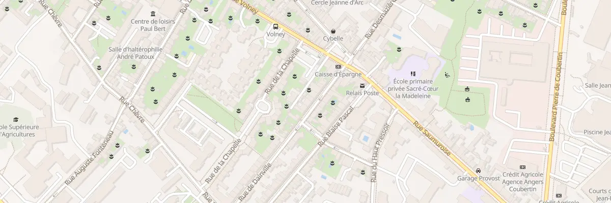 Plan du 18 Rue Dainville à Angers