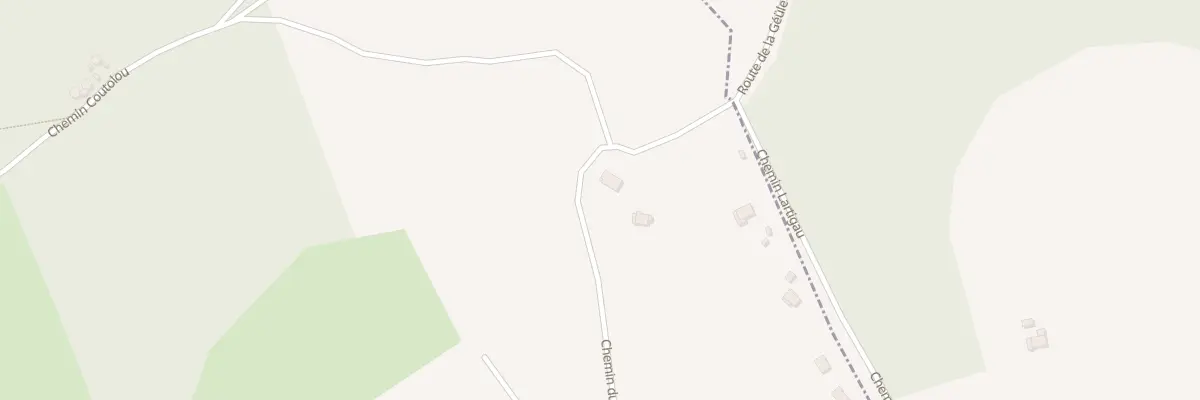Plan du 970 Che du Coustet à Serres-Sainte-Marie