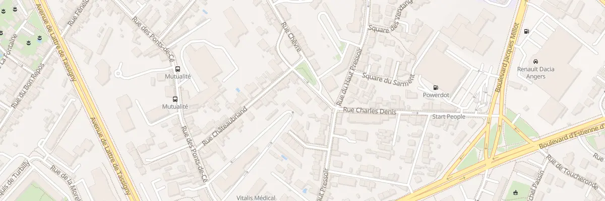 Plan du 172 Rue Chèvre à Angers
