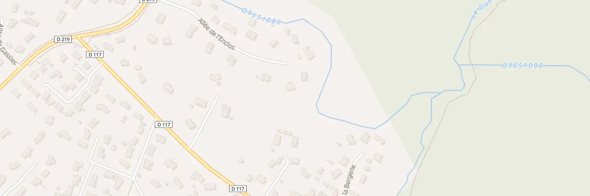 Plan du 5 All de l’Enclos à Cabanac-et-Villagrains