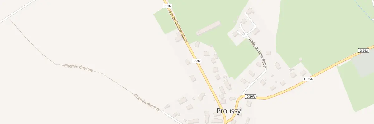 Plan du 9 Rue de la Liberation Proussy à Condé-en-Normandie