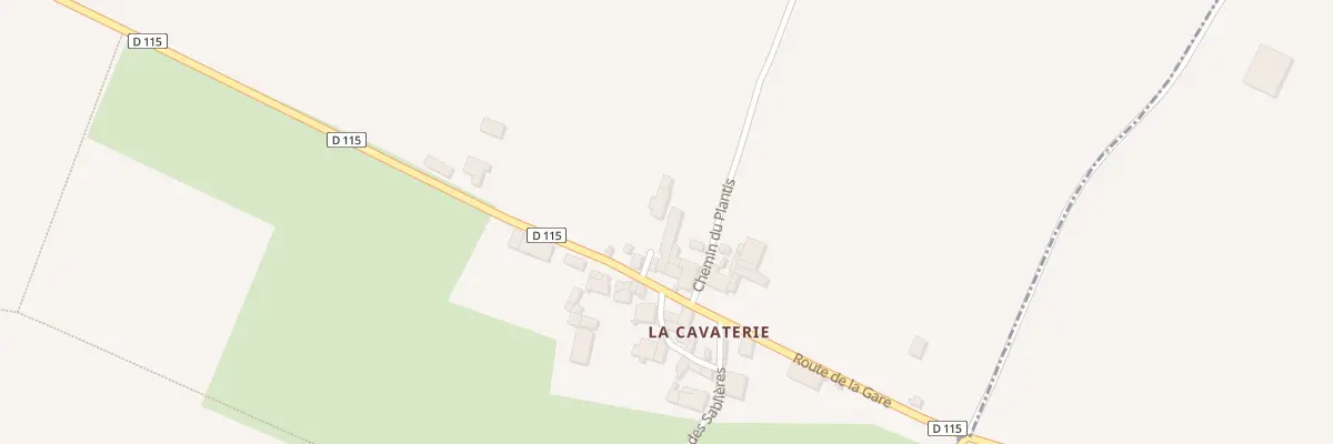 Plan du 2 Imp des Fougeres à Migré