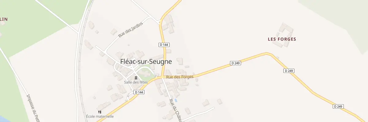 Plan du 6 Rue de la Croix à Fléac-sur-Seugne