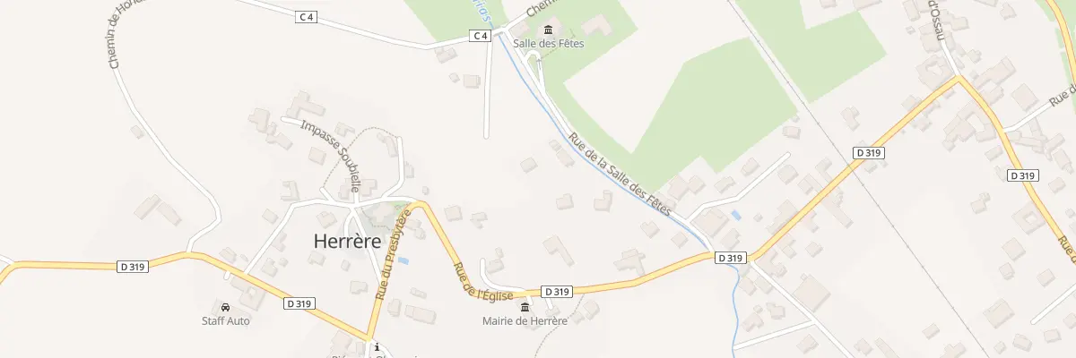 Plan du 5 Rue de la Salle des Fetes à Herrère