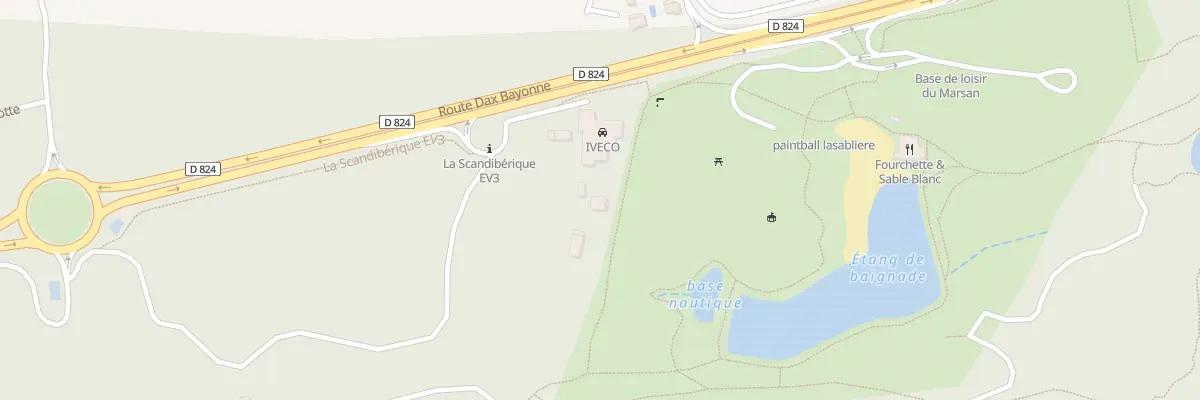 Plan du 9028 Rte de Bayonne à Saint-Pierre-du-Mont