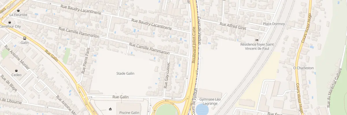 Plan du 120 Rue Camille Flammarion à Bordeaux