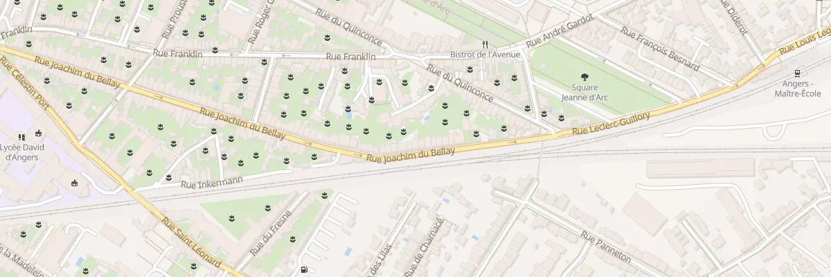 Plan du 97 Rue Joachim du Bellay à Angers