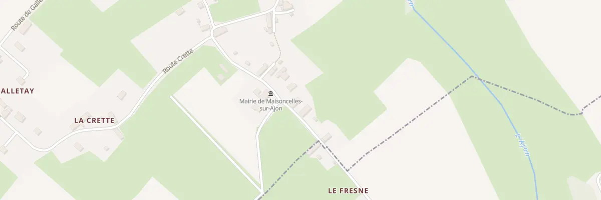 Plan du 29 Rte du Bourg à Maisoncelles-sur-Ajon