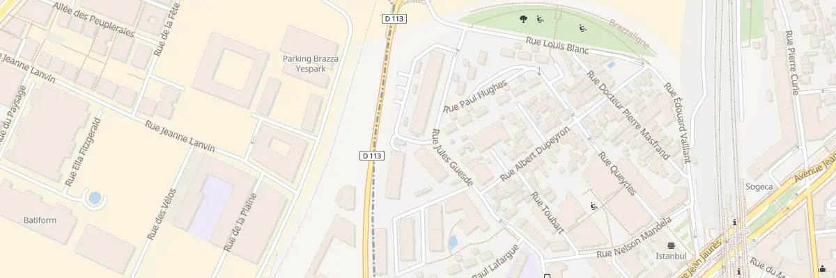 Plan du 22 Rue Jules Guesde à Cenon