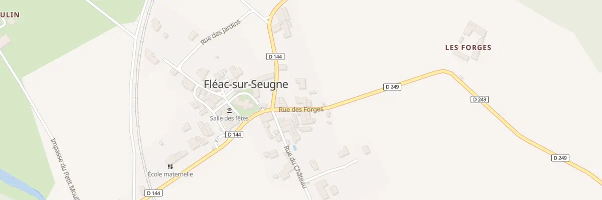 Plan du 7 Rue des Forges à Fléac-sur-Seugne