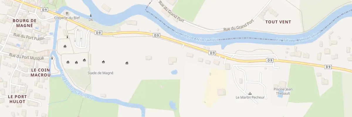 Plan du 207 Av du Marais Poitevin à Magné
