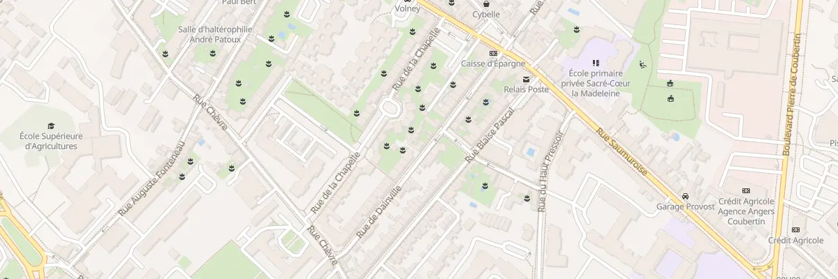 Plan du 28 Rue Dainville à Angers