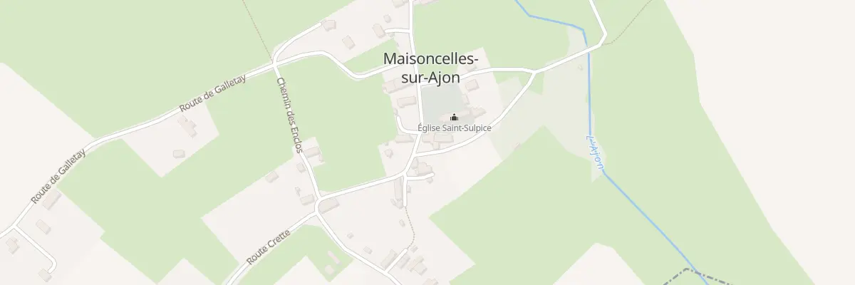 Plan du 1 Che de la Rivière à Maisoncelles-sur-Ajon