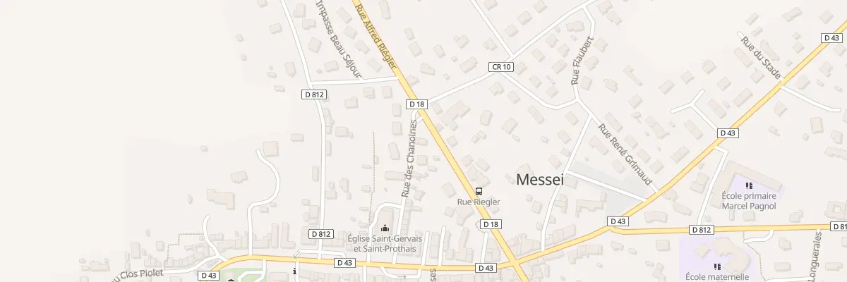 Plan du 8 Rue des Chanoines à Messei