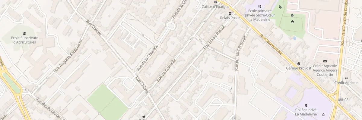 Plan du 27 Rue Dainville à Angers