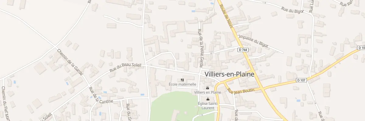 Plan du 38 Rue du Commerce à Villiers-en-Plaine
