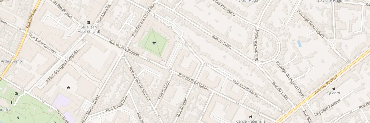 Plan du 67 Rue du Pré-Pigeon à Angers