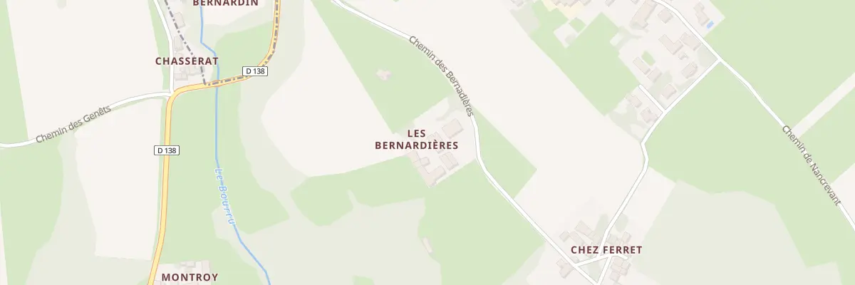 Plan du 32 Che des Bernardieres à Chaniers