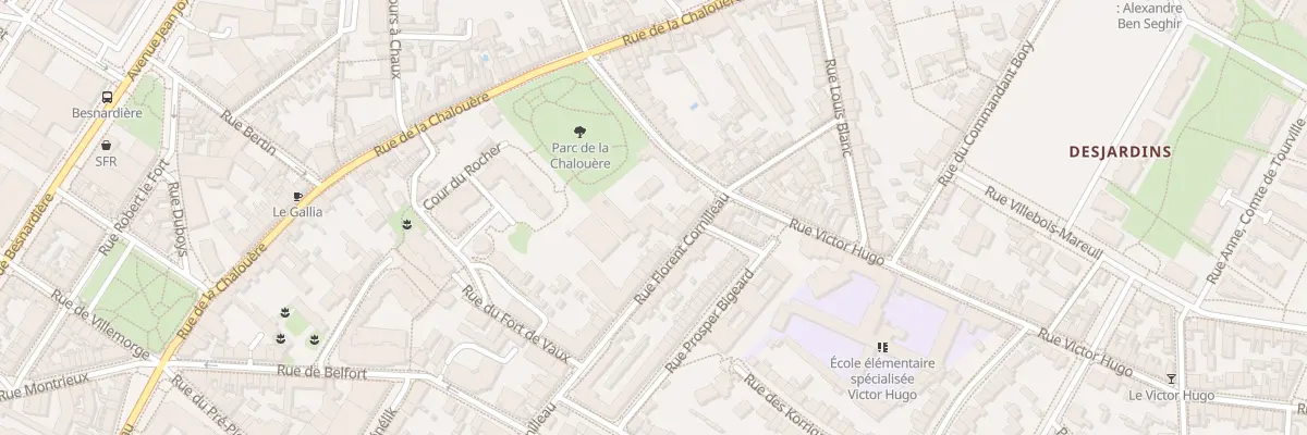 Plan du 10 Rue Florent Cornilleau à Angers