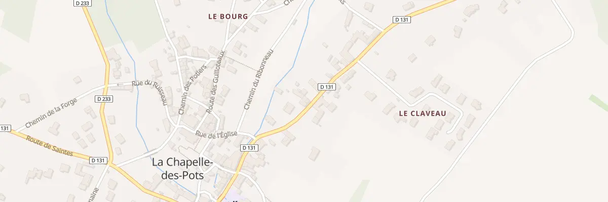 Plan du 2 Chem des Chenevieres à La Chapelle-des-Pots