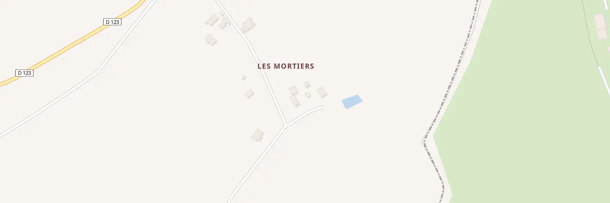 Plan du 3 Mortiers à Mozé-sur-Louet