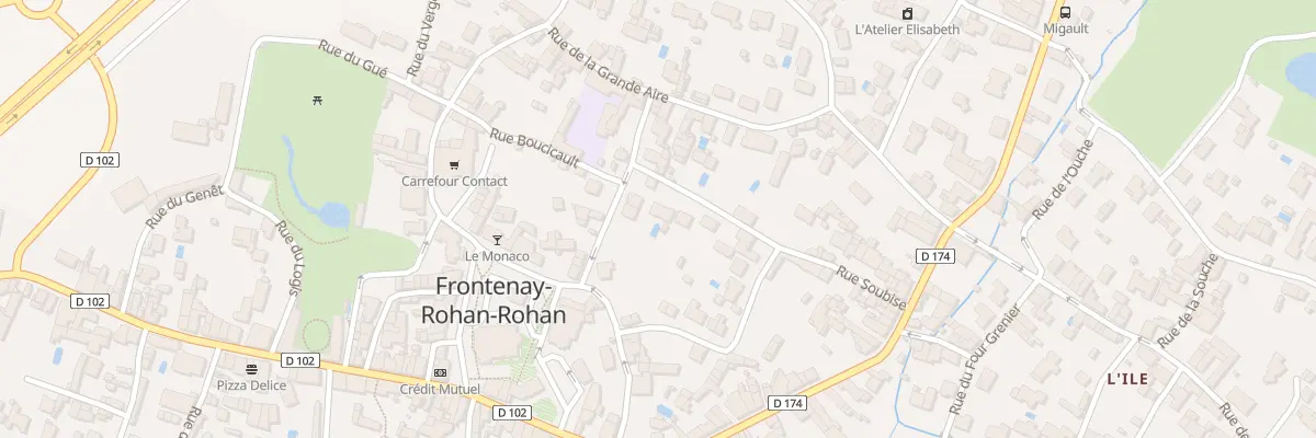 Plan du 17 Rue Soubise à Frontenay-Rohan-Rohan