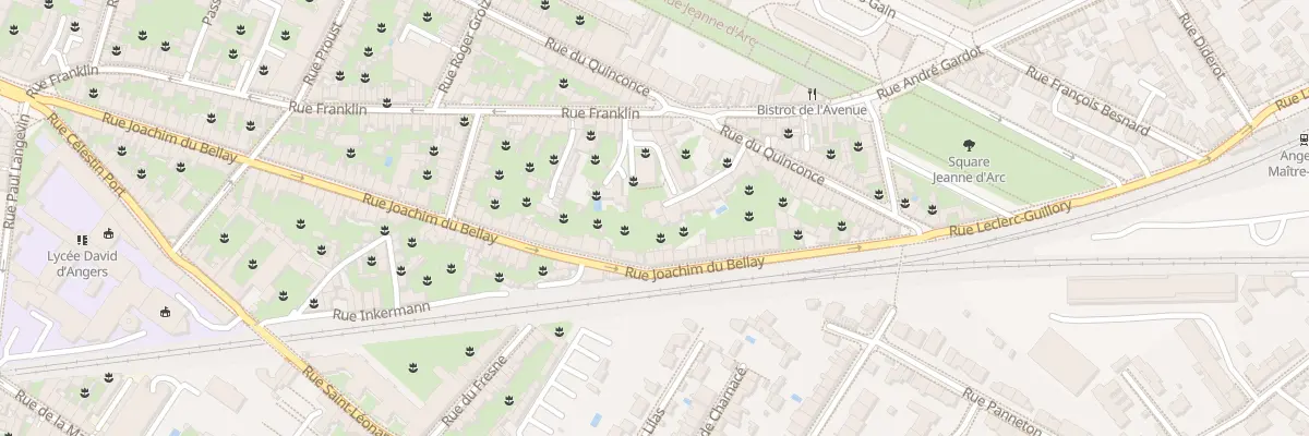 Plan du 110F Rue du Quinconce à Angers