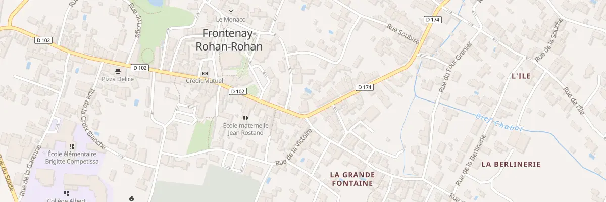 Plan du 1 Rue Amédée et Norbert Migault à Frontenay-Rohan-Rohan
