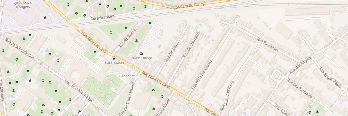 Plan du 24 Rue de Charnacé à Angers