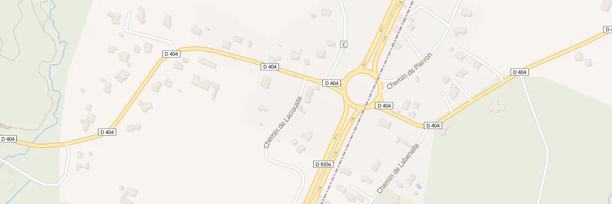 Plan du 25 Chem de Lacrauste à Haut-Mauco