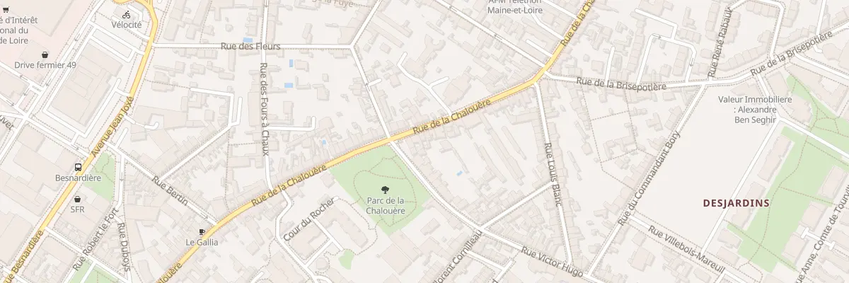 Plan du 54 Rue de la Chalouère à Angers