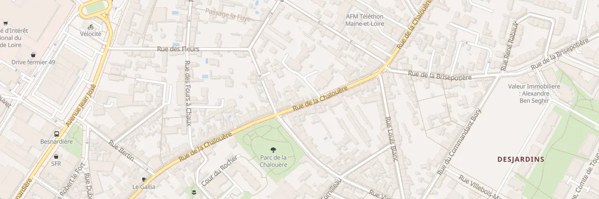 Plan du 69 Rue de la Chalouère à Angers