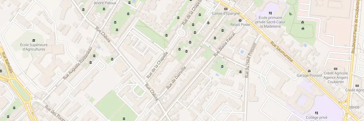 Plan du 40 Rue Dainville à Angers
